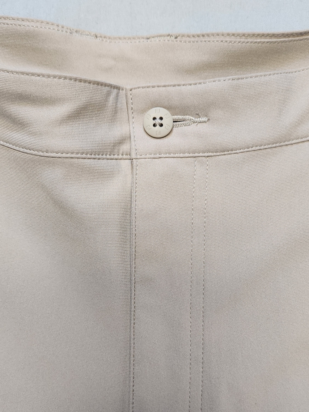 FootJoy Men's Athletic Shorts Tan Button-Front